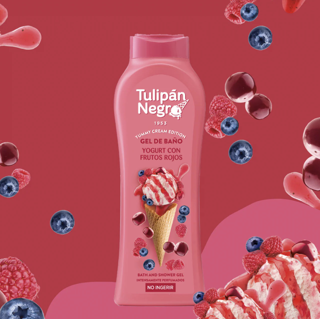 Gel Douche "Yummy Yaourt Fruits Rouges 650ml