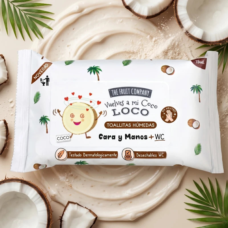 Lingettes Multi-Usages Mains Visage & WC – 🥥 – Coco