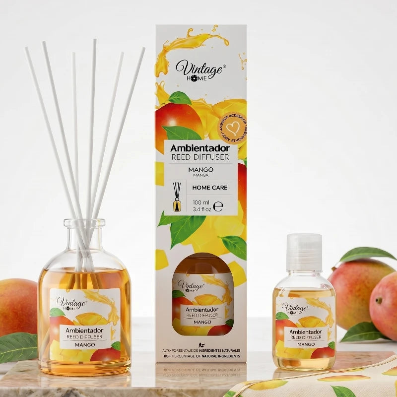 Mikado “Mango” – Vintage Home (100 ml + Recharge 50 ml offerte)