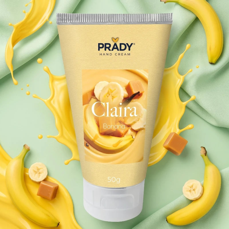 Crème Mains Hydratante “Claira” Parfum Banane